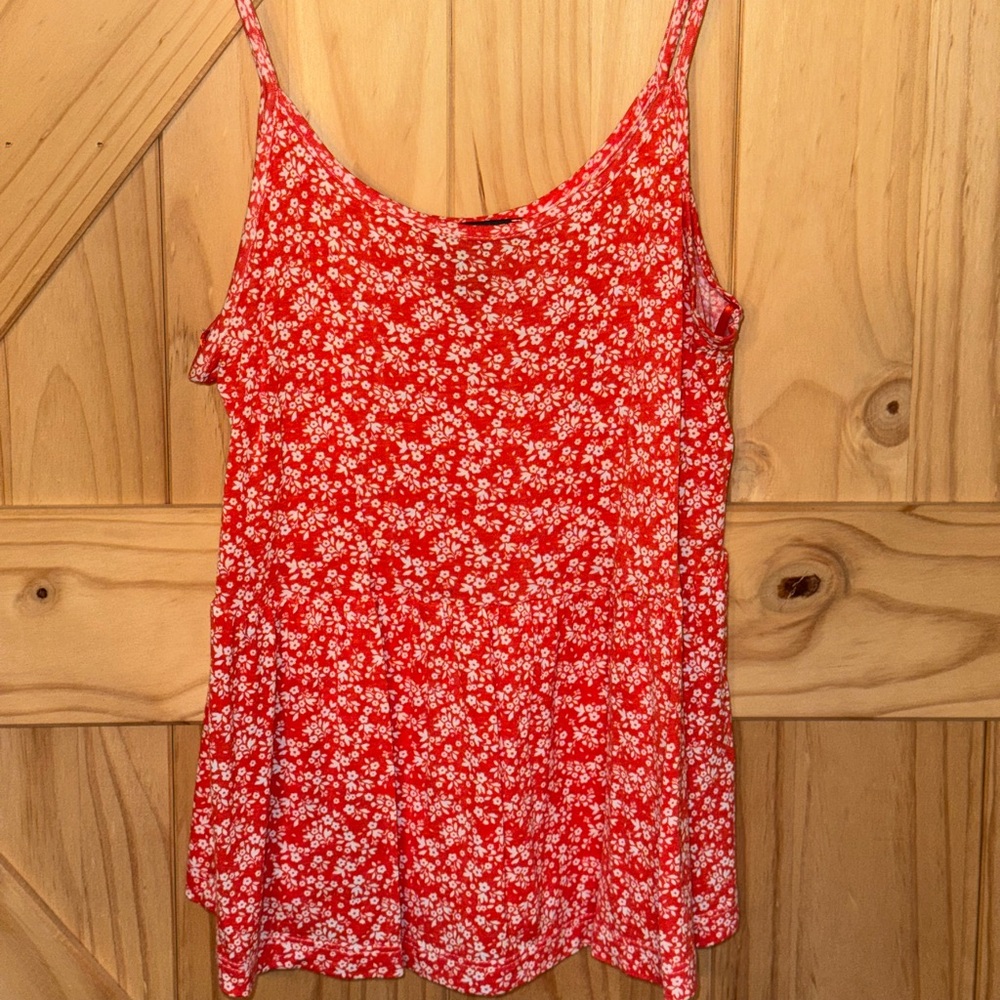 Primark Red Floral Camisole Top